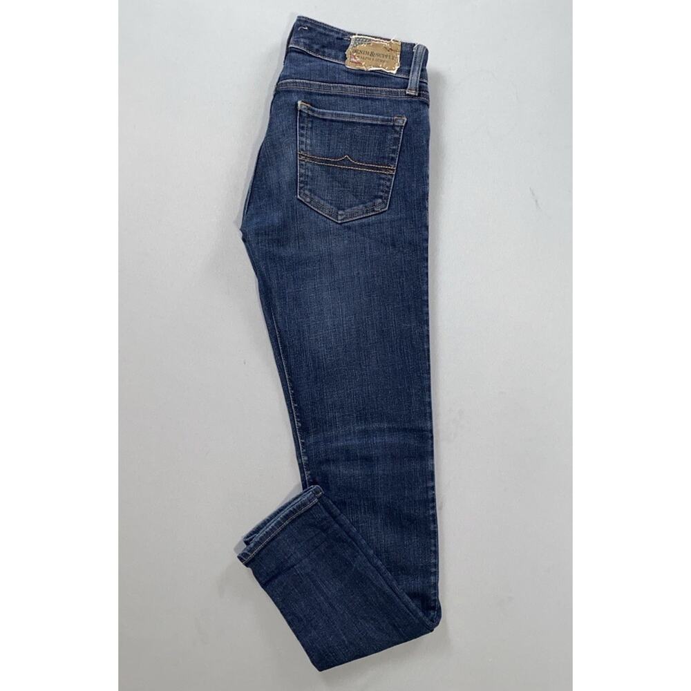 Ralph Lauren 'Skinny' Lightweight Stretch Denim Jeans. USA Flag Tag. Women's 25.
